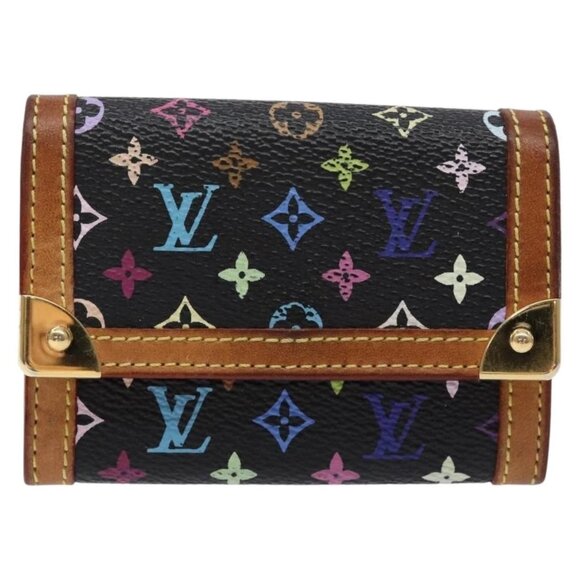 LOUIS VUITTON Monogram Multicolor Porte Monnaie Plat Purse M92656 LV Auth 139030 - Picture 12 of 16